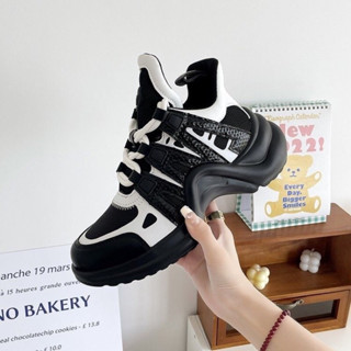 Giầy thể thao nữ Yên Ngựa lv 2021 sneaker giày ulzzang đế khủng thoáng khí hot 2021Lv có [kèm ảnh thật][Order Giày nữ|