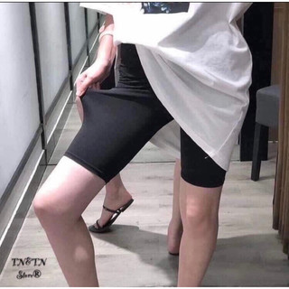 Quần legging ngố cuộn