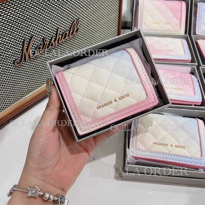 Ví CNK Hồng Radom Màu Full Box