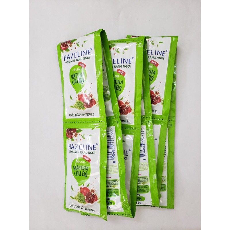 Sữa tắm hazeline 3 loại dây 12 gói