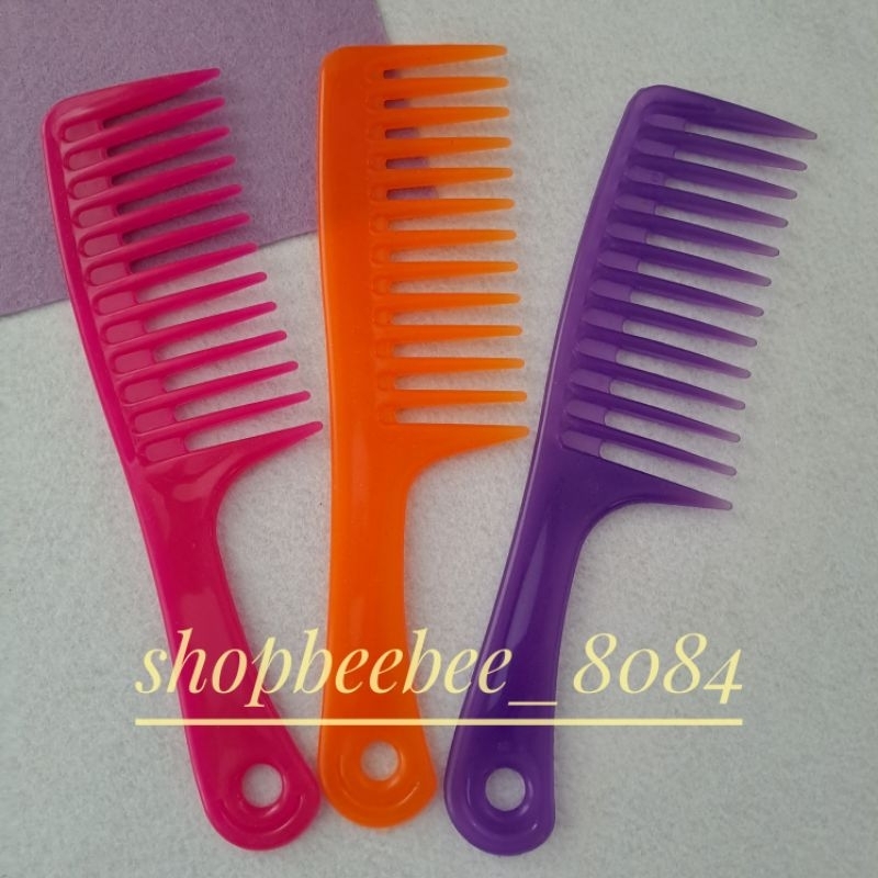 lược bồ cào nhựa răng to, lược chải đầu gỡ tóc rối