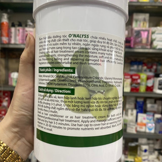 Kem Hấp Dầu O'nalyss Dưỡng Chất Olive 950g