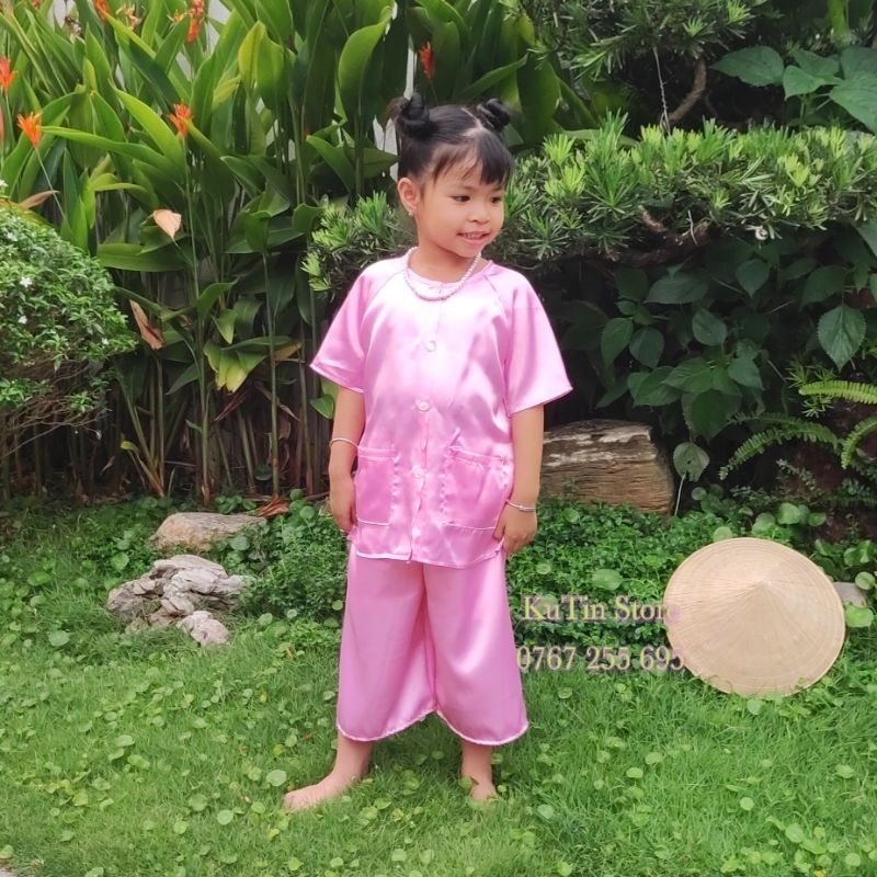 Bà ba cho bé - Tay ngắn quần lửng đáng yêu