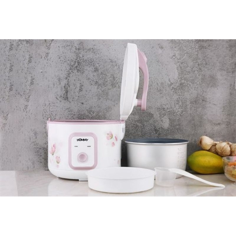 Nồi cơm điện nắp gài Hommy 1.8 lít X2522 + tặng ngay 01 kg đường mía