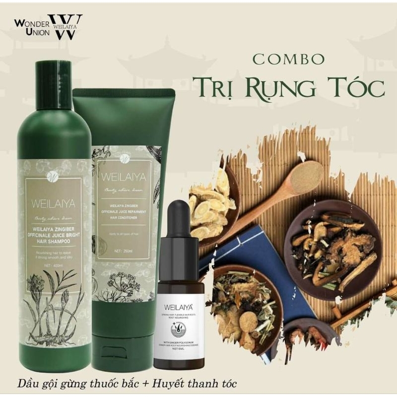 Bộ dầu gội xã Weilaiya chính hãng