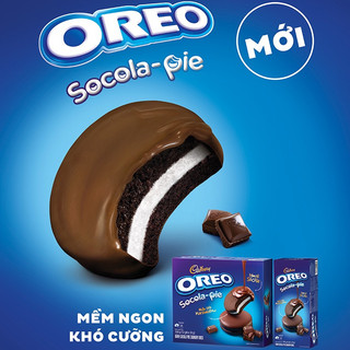 Bánh socola pie Oreo Cadbury hộp 180g và 360g