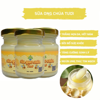 Sữa ong chúa tươi nguyên chất 100% - trắng sáng, căng mịn, giảm nám