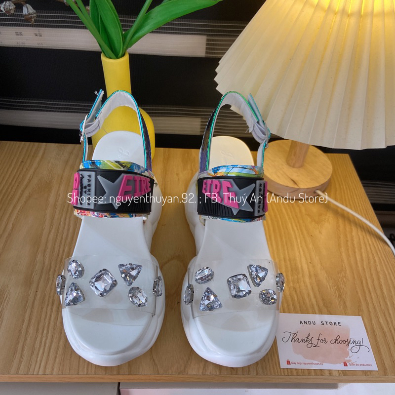 Sandal đế xuồng cao 11cm Andu Store