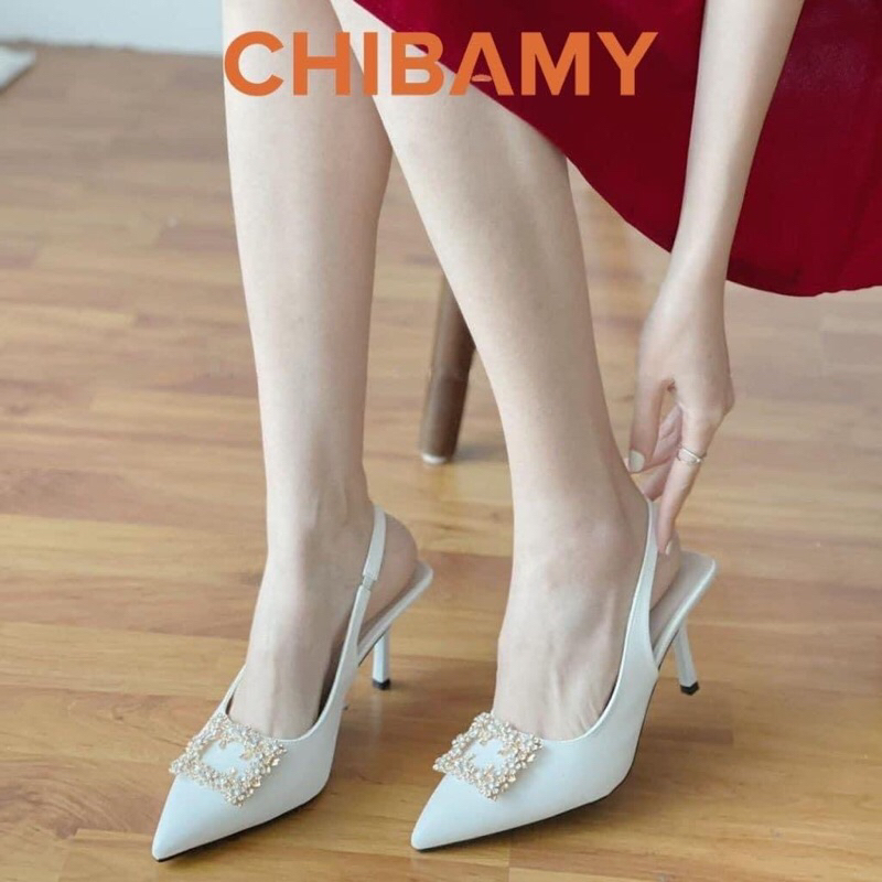 ẢNH THẬT GIÀY CAO GÓT NỮ BÍT MŨI KHÓA VUÔNG SANG CHẢNH GÓT NHỌN ,GÓT Vuông 7P ÊM CHÂN SIÊU XINH