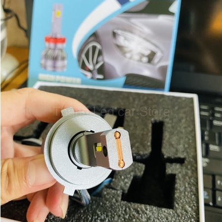 Đèn pha led H4 S12 Super Light 75W 28000LM hiệu suất cao - chính hãng