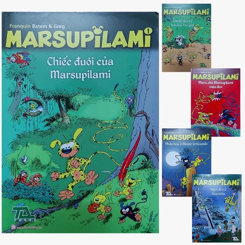 Truyện Marsupilami trọn bộ 1-7 (Có bán lẻ)