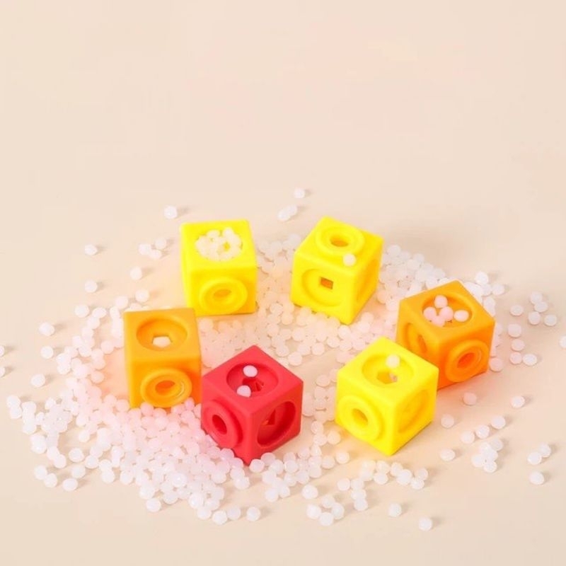 Đồ Chơi Math Link Cube Number Block Giáo Cụ Học Toán Cho Bé