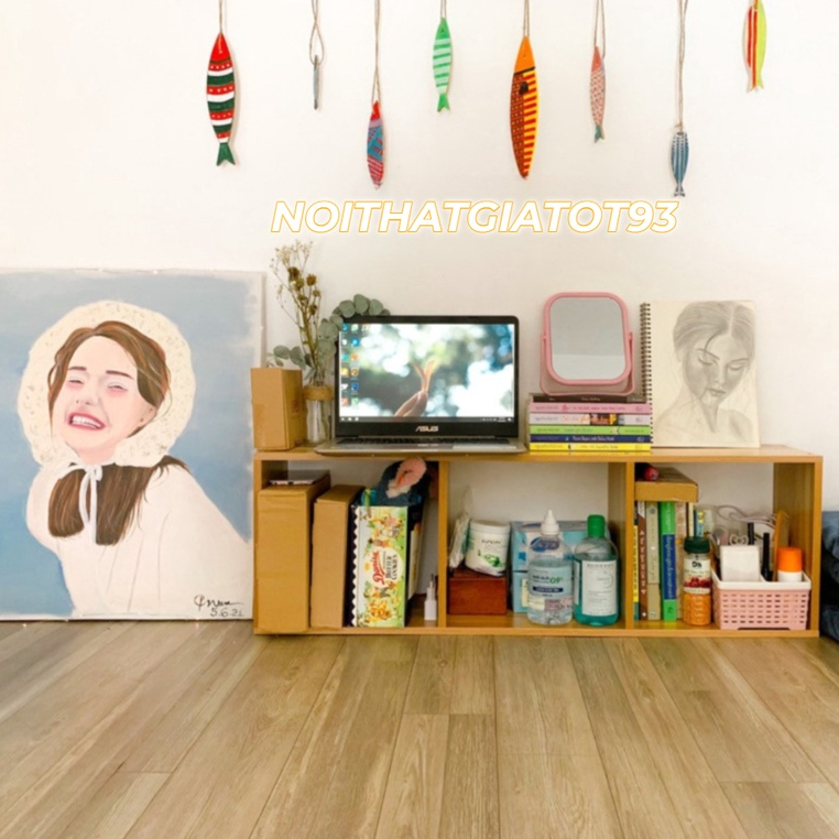 Kệ gỗ tổ ong đa năng phong cách hiện đại sang trọng đủ màu MDF chống thấm - TO