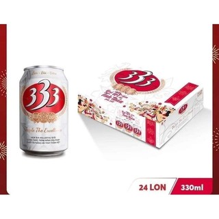 Bia 333 thùng 24 lon 330ml