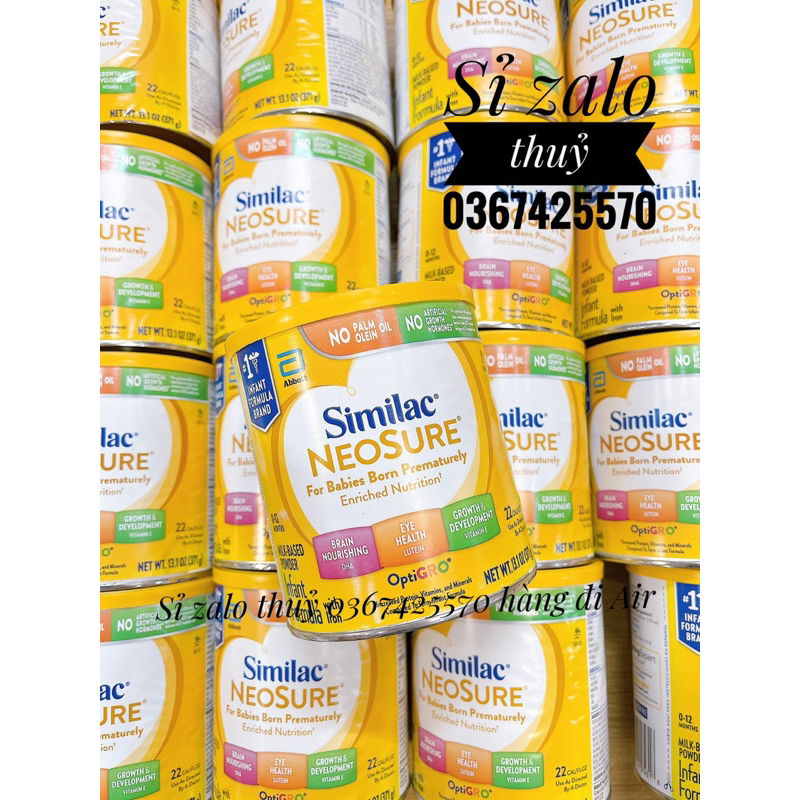 Sữa Similac Neosure cho bé nhẹ cân, sinh non - Similac Neosure Mỹ 371gr