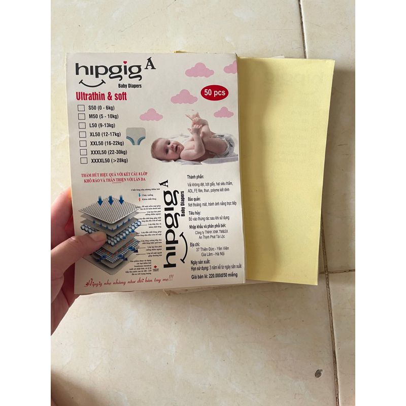 500 cái tem Hipgig A loại dày không cán