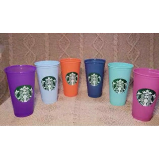 Ly nhựa Starbucks đổi màu set 6 ly có bán lẻ của Mỹ