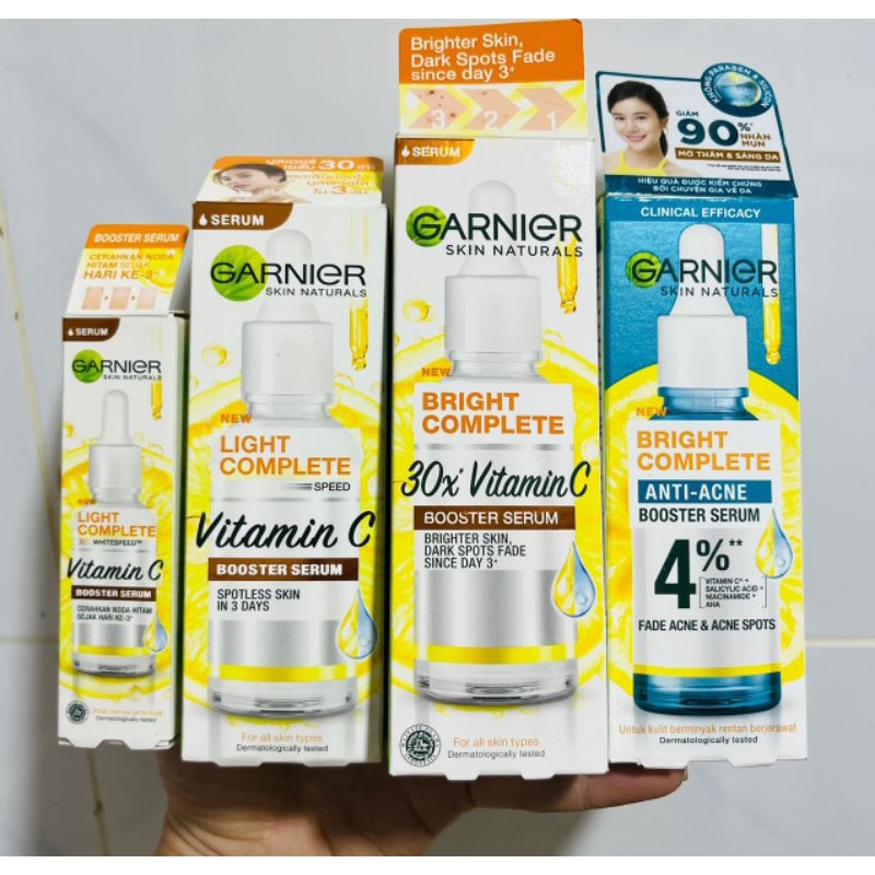 Tinh chất dưỡng sáng đã mờ thâm Garnier