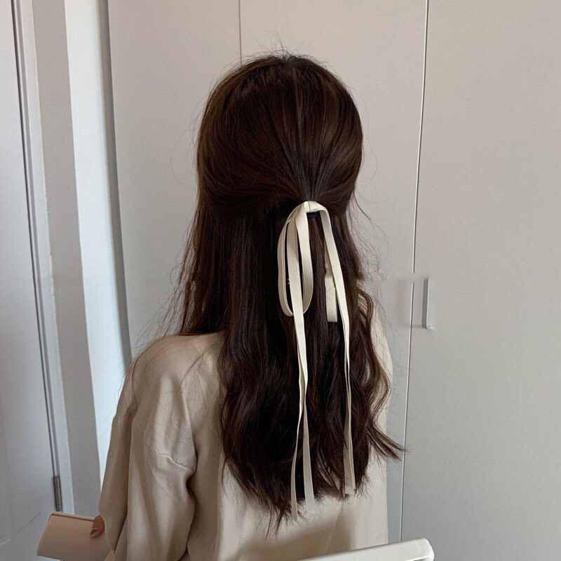 Dây cột tóc ruy băng dễ thương