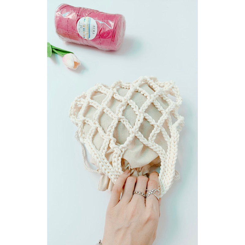 Túi Vải Bố Dây Rút dáng xoè