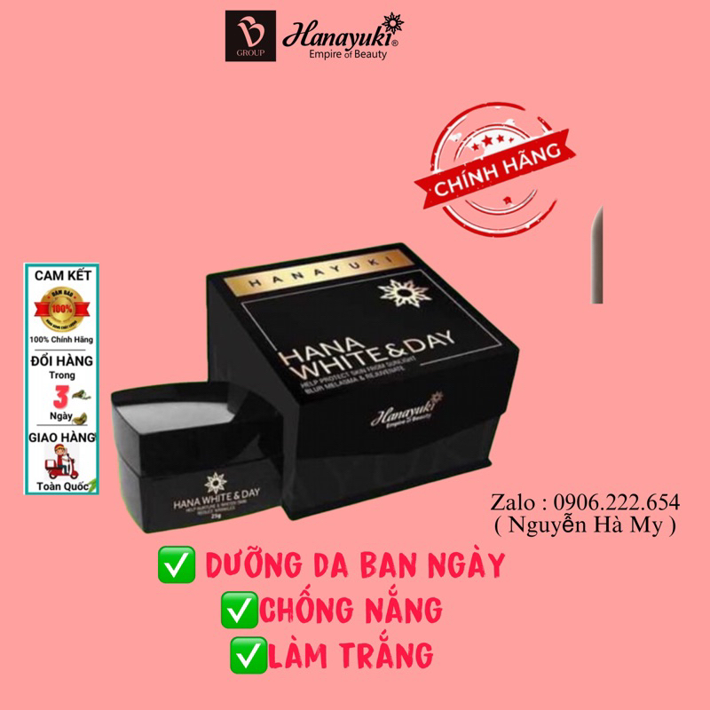 Kem Dưỡng Trắng Da Ban Ngày Hanayuki