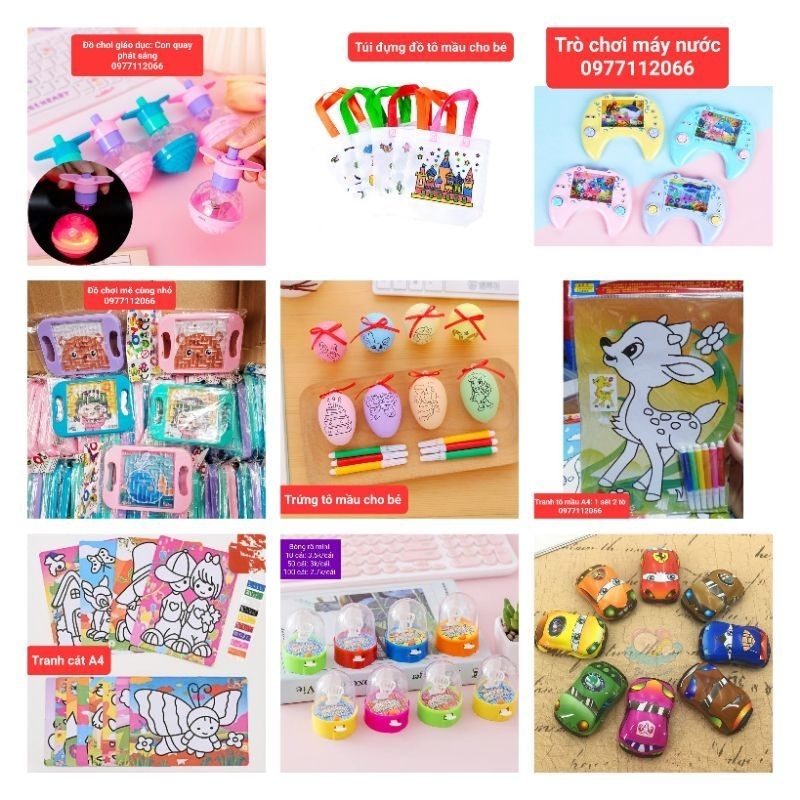 🎁Quà Tặng Đồ Chơi Giá Rẻ_Tổng Hợp Những Mẫu Đồ Chơi Giáo Dục Trẻ Em