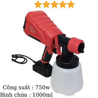 Phun sơn điện cầm tay, máy phun sơn bsa công suất 750w