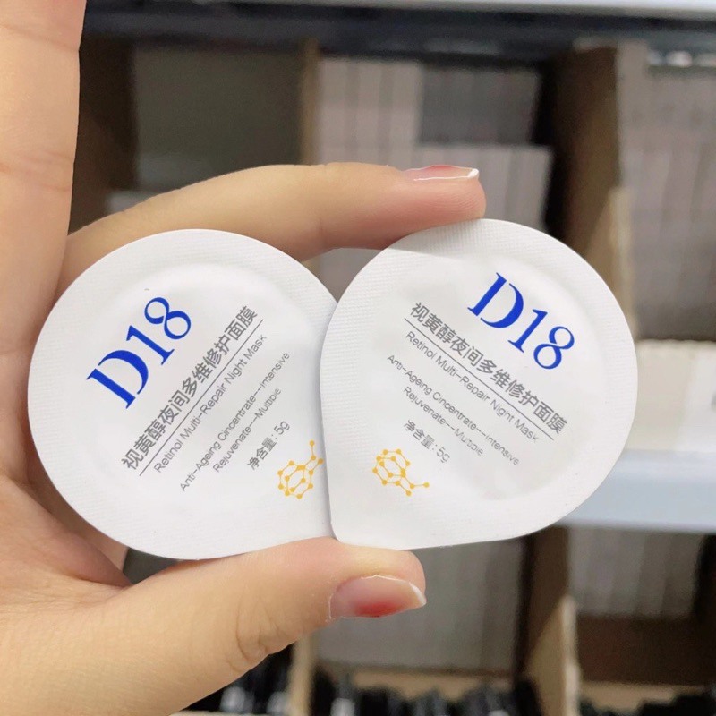 Mặt Nạ Retinol D18 Làm Trắng Và Săn Chắc Da