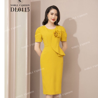 Đầm nữ thiết kế ngực đính hoa Dl0113