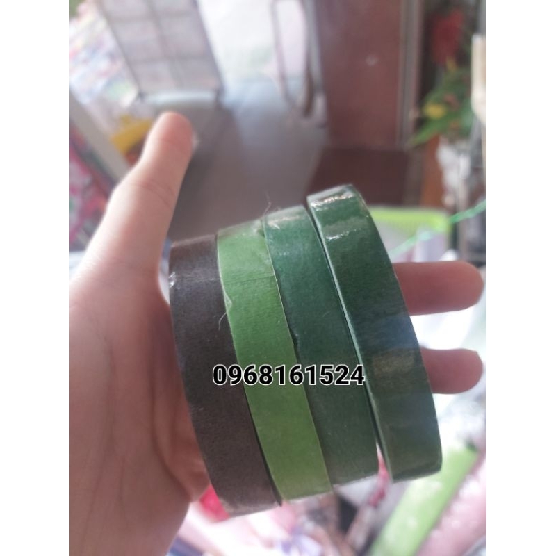 BĂNG KEO XANH QUẤN THÂN HOA - SÁP QUẤN CÀNH CÓ KEO SẴN