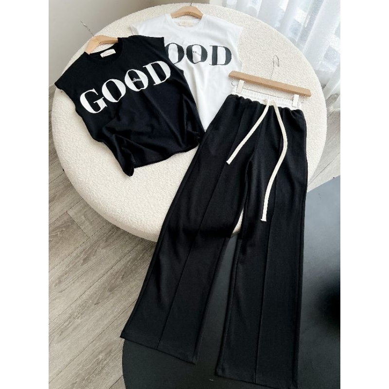 Quần dài phối lưng Cocobebe