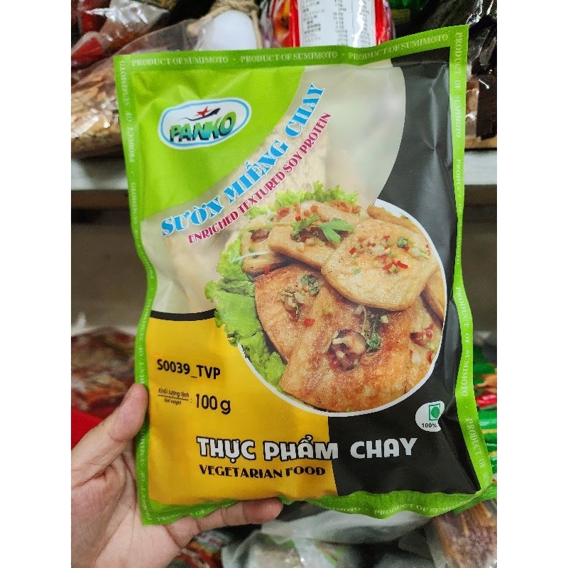 SƯỜN MIẾNG CHAY PANKO GÓI 100GR