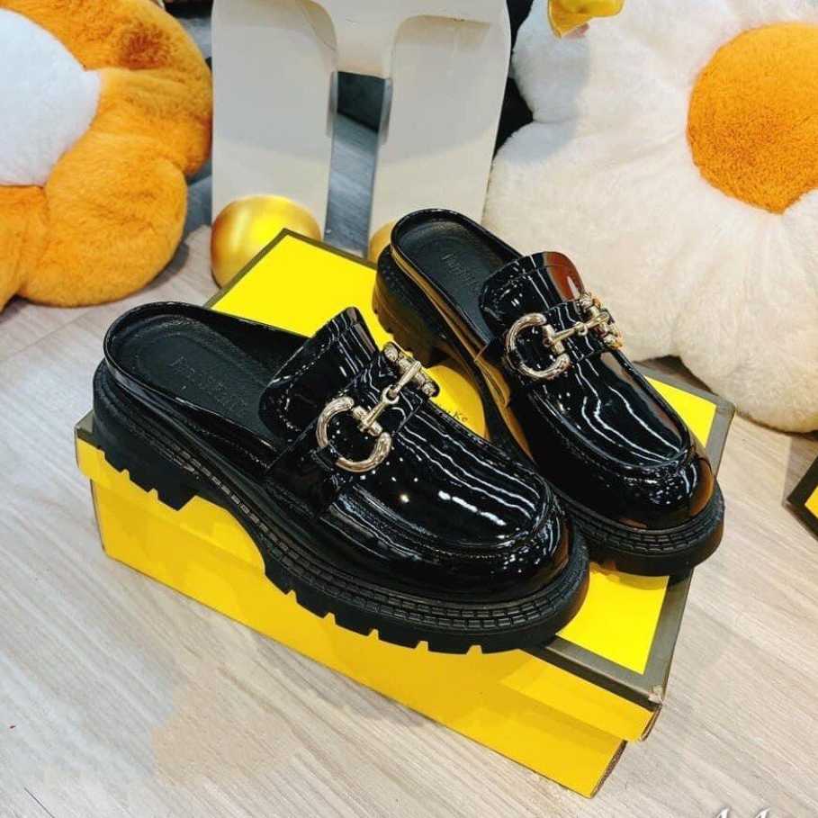 Giày Sục Nữ Kiểu Dáng Trẻ Trung Thời Trang Đế Cao 6cm
