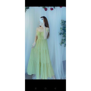 đầm maxi dây