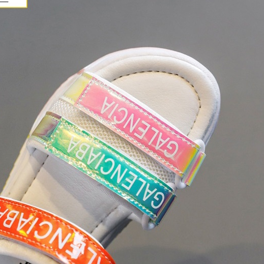 Dép Sandal Quai Hậu Cho Bé Gái nhiều màu lấp lánh Từ 2 Đến 10 Tuổi Siêu Nhẹ Phong Cách Thời Trang