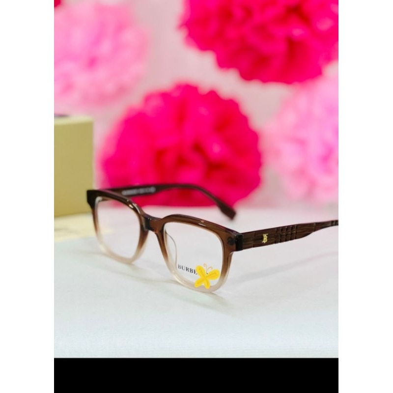 Kính gọng cận màu trà phối nâu tây siêu đẹp