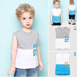 (120,130,140,150)Áo 3 lỗ cotton xuất Hàn Jelispoon JTPUTS29