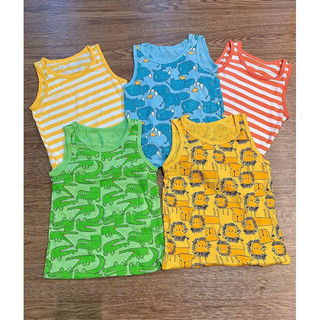 [auth] Set 5 áo ba lỗ bé trai George Uk