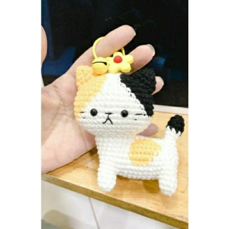 Móc Khoá Hoa Đính Chuông Dễ Thương, Trang Trí Túi Ví..