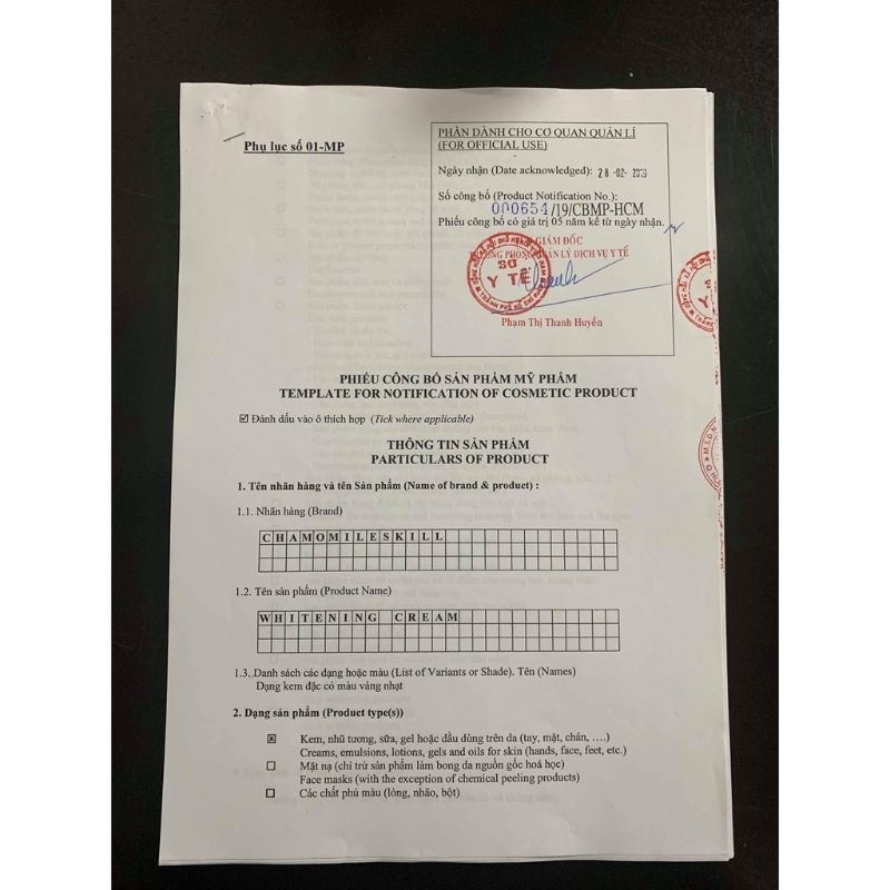 Combo kem tái tạo vàng và kem tái tạo kim cương chamomileskill hàng chuẩn