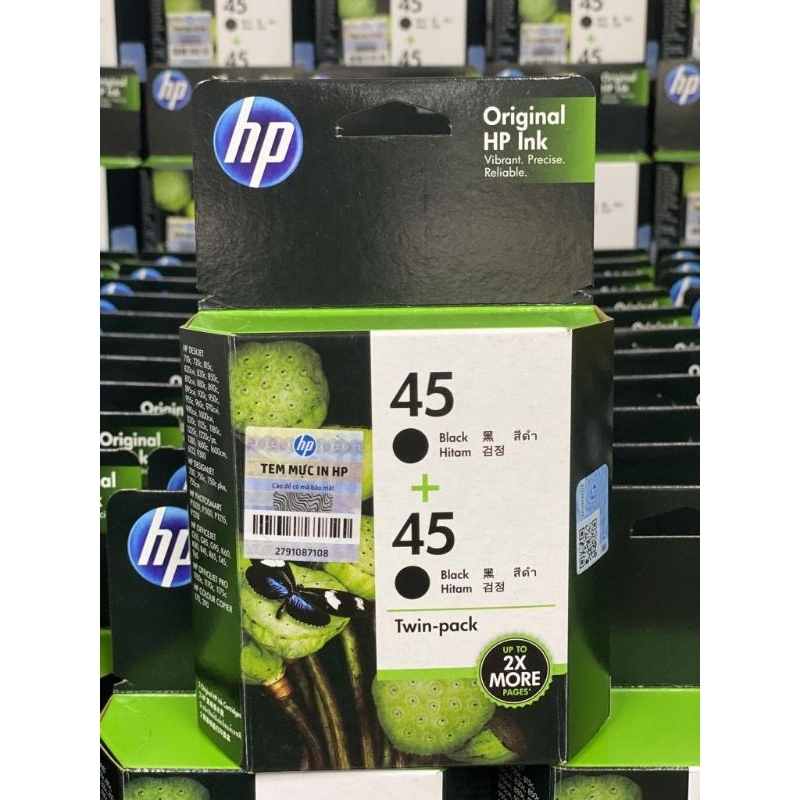 Mực hp45 cặp đôi chính hãng