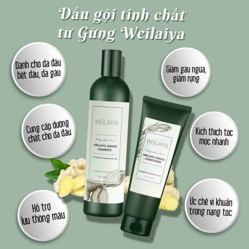 Bộ dầu gội xã Weilaiya chính hãng