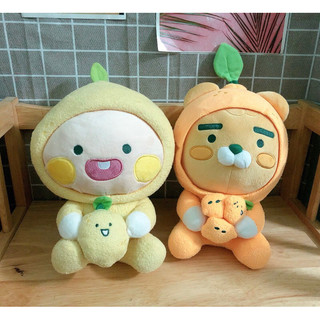 [Apeach Ryan kakao friends] gấu bông rian đào ôm chanh
