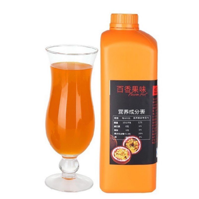 SIRO BODUO vị Chanh Leo, Táo, Việt Quất, Dâu và Đào chai 2 Lít.