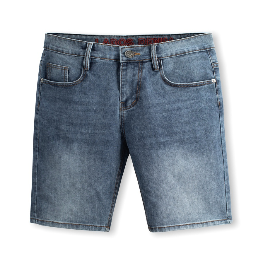 Quần short jeans nam cao cấp LADOS 44090 vải dày đẹp, không bay màu, năng động, dễ phối đồ