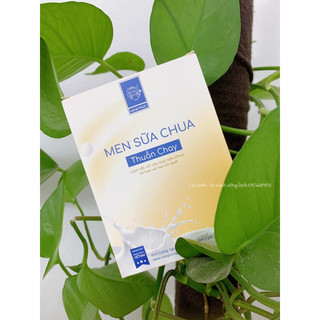 (HSD: t6/2025) Men Sữa Chua Thuần Chay - Men Tự Nhiên, Hộp 5 gói - Mỗi gói 5gr