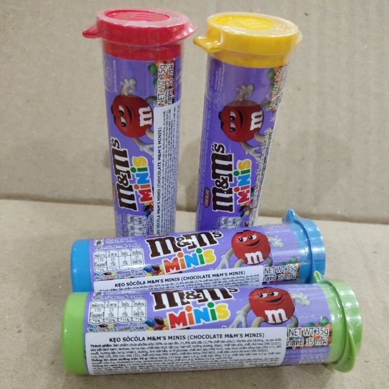 Kẹo Socola m&m mini ống 35g