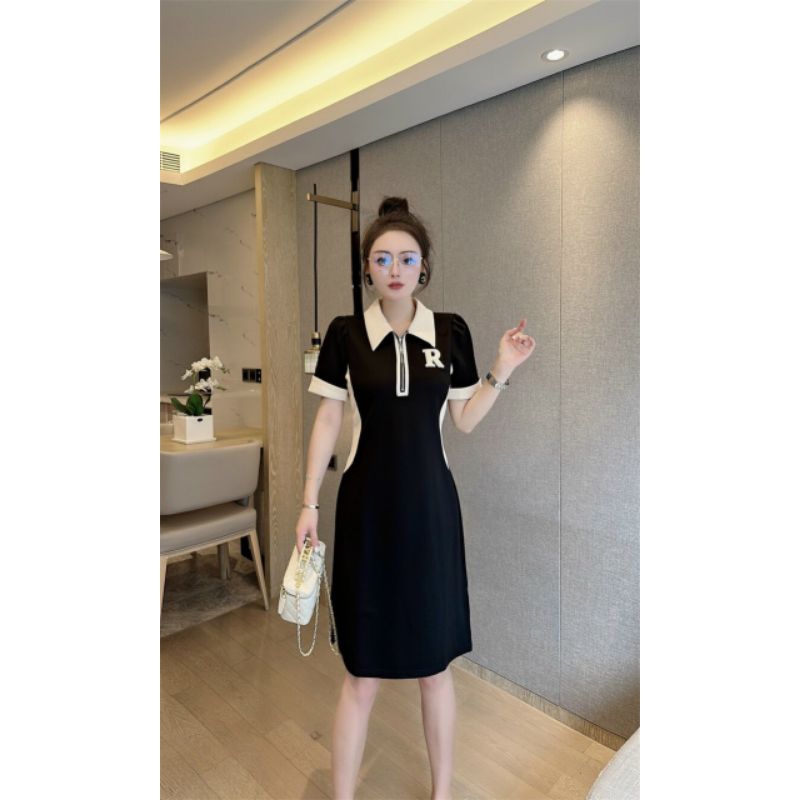 ĐẦM KHÓA KÉO TRƯỚC THÊU CHỮ