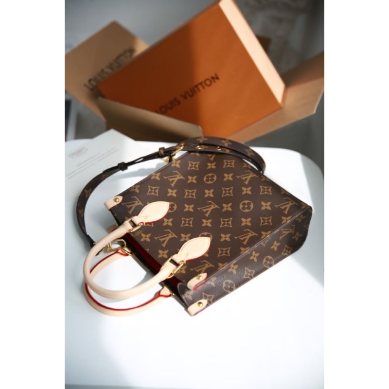 Túi xách LV SAC da thật 100% bản sz22cm hàng cực đẹp kèm code da dập số xịn sò