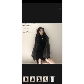 Pass sườn xám chất nhung size s new 100%